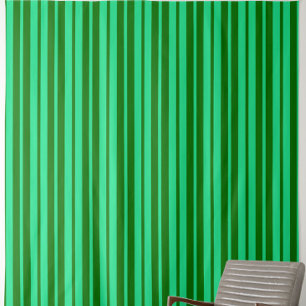 Cute Green Stylish Stripes Pattern Design  Fabric