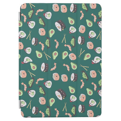 Cute green Sushi pattern  iPad Air Cover