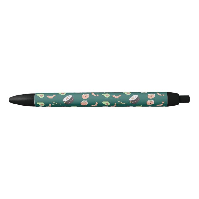 Cute green Sushi pattern  Pen (Front)