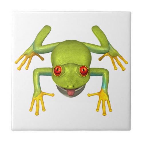 Cute Green Tree Frog