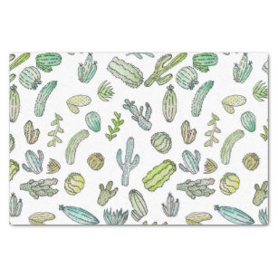 Cute Cactus Drawing Crafts Party Supplies Zazzle