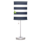 Cute Green Whale Nursery Table Lamp (Right)