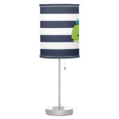 Cute Green Whale Nursery Table Lamp (Left)
