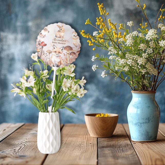 Cute Greenery Forest Animals Woodland Baby Shower Balloon (Creator Uploaded)