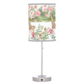 Cute greenery  giraffe nursery Lamp, Table Lamp (Back)