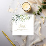 Cute Greenery Guess How Many Kisses Cards<br><div class="desc">Cute Greenery Guess How Many Kisses Cards</div>
