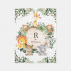 Cute Greenery Wild Jungle Safari Animals Nursery