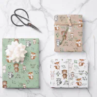 Forest Animals Wrapping Paper