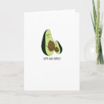 Cute Greetings Card - Let&#39;s Avo Cuddle! at Zazzle