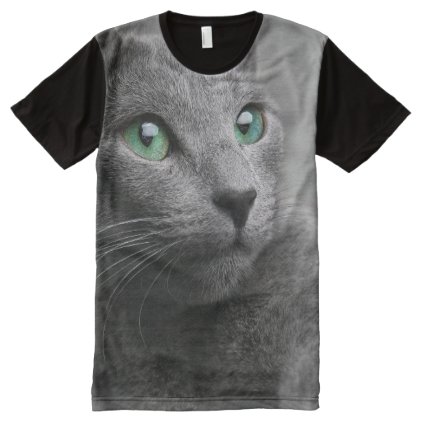 Cute grey cat All-Over-Print shirt