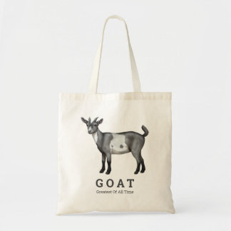 Cute Grey Spotted Goat Tote Bag