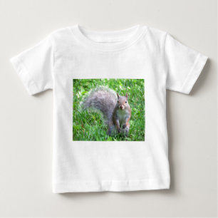 Cute Grey Squirrel Baby T-Shirt