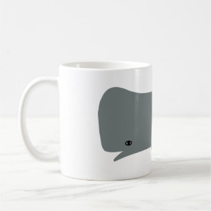 Cute Grey Whale Environmental Art Whales Kids Coffee Mug
