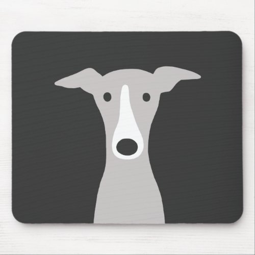 Cute Greyhound Italian Greyhound or Whippet Dog Mouse Pad
