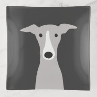 Cute Greyhound, Italian Greyhound or Whippet Dog
