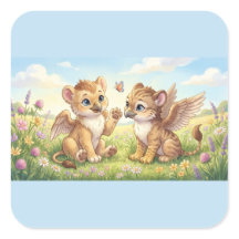 Cute Griffin Friends – A Little Butterfly