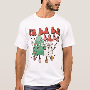 Cute Groovy Retro Christmas T-Shirt