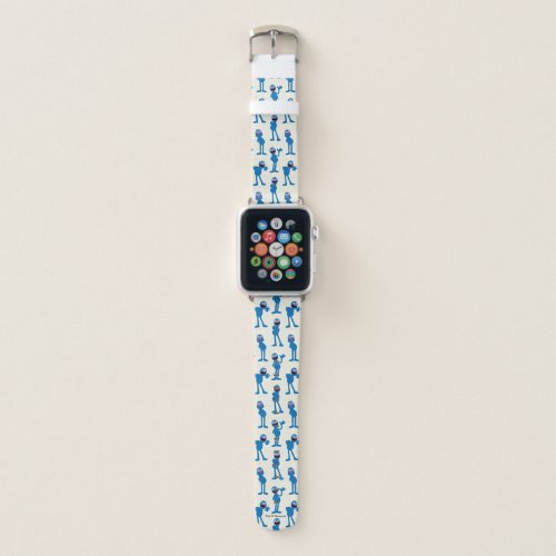 Cute Grover Pattern Apple Watch Band