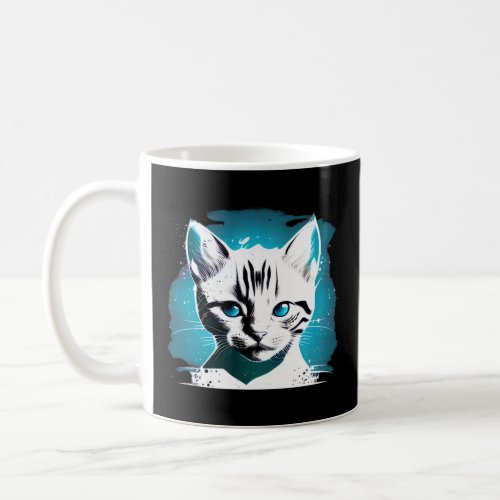 Cute Grunge Kitty Cat Animal  Kitty Cat    1  Coffee Mug