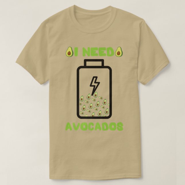 Cute Guacamole Avocado Love Meico T-Shirt (Design Front)