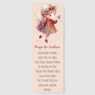 Cute Guardian Angel Prayer Bookmarks