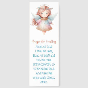 Cute Guardian Angel Prayer Bookmarks