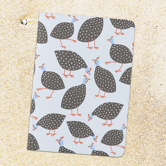 Cute Guinea Hen Bird Passport Holder (Fun Guineafowl passport cover holder for Guineahen lovers)