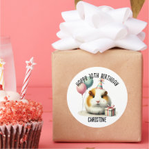 Cute Guinea Pig Birthday Party favours
