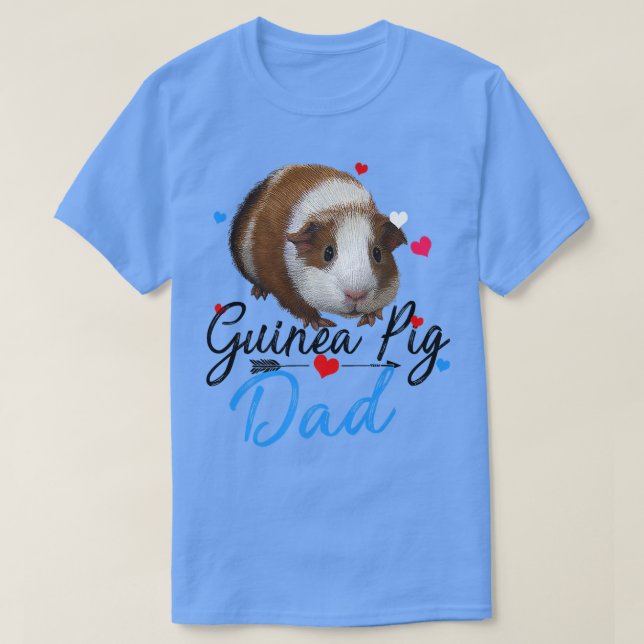 Cute Guinea Pig Dad Costume Shirt Men Guinea Pig L (Design Front)