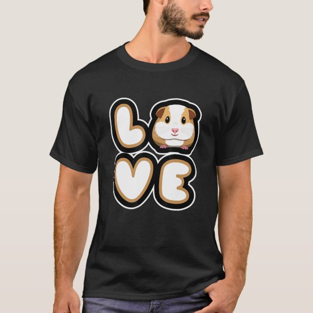 Cute Guinea Pig Design For Men Women Kids Guinea P T-Shirt (Front)