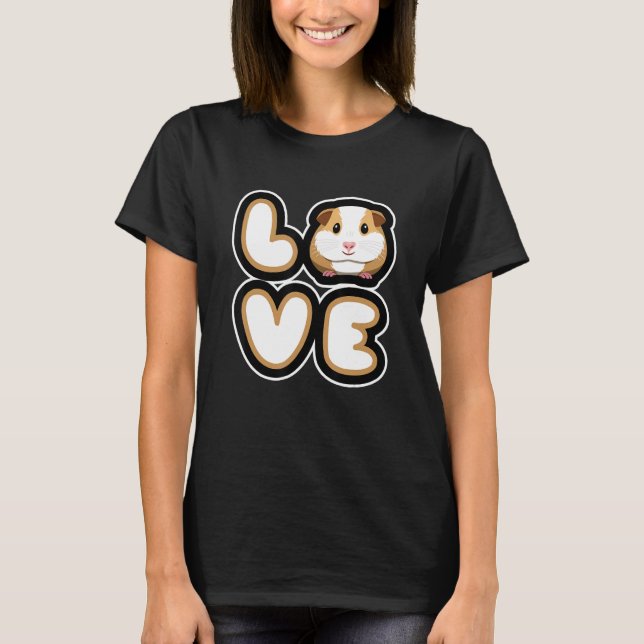 Cute Guinea Pig Design For Men Women Kids Guinea P T-Shirt (Front)