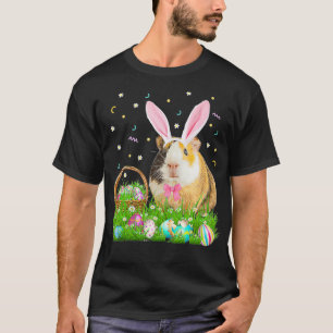 Cute Guinea Pig Easter Day Bunny Egg Mens Kids T-Shirt