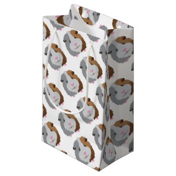 Cute Guinea Pig Face Small Gift Bag by JazzyDesigner at Zazzle