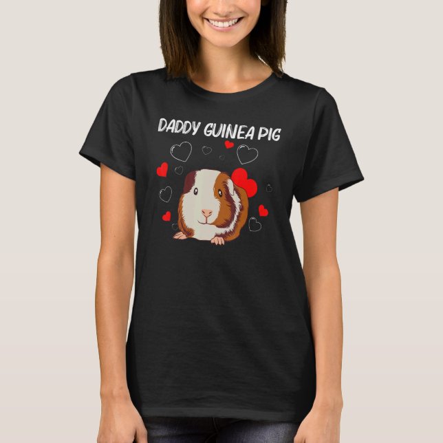 Cute Guinea Pig For Men Boys Guinea Pig Rodent   T-Shirt (Front)