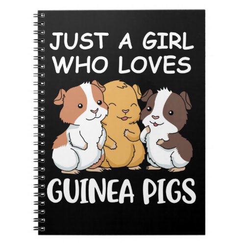 Cute Guinea Pig Gifts Girls Kawaii Guinea Pig Gift Notebook