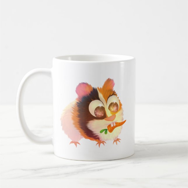 Cute Guinea pig Girl Mug  (Left)