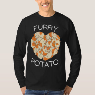 Cute Guinea Pig Heart Furry Potato 6 T-Shirt