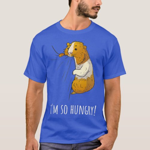 Cute Guinea Pig Hungry Nabbling Pet Owner  3 T_Shirt