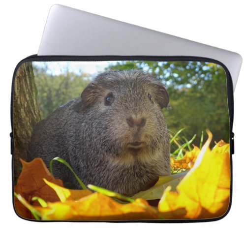 Cute Guinea Pig in Nature Laptop Sleeve