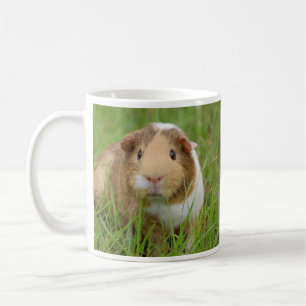Cute Guinea Pig in the Grass Coffee Mug