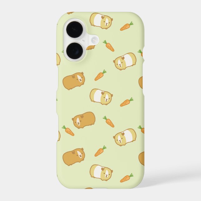 Cute Guinea Pig Iphone Case (Back)