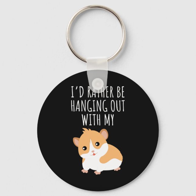 Cute Guinea Pig Keychain (Front)