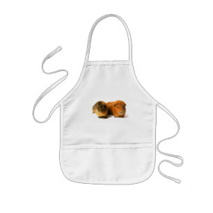 cute guinea pig kids' apron