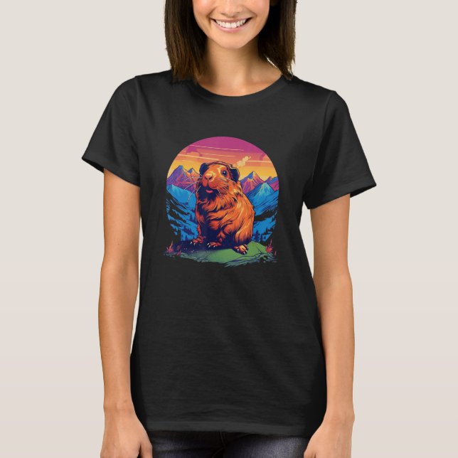 Cute Guinea Pig Men Women Kids 17 T-Shirt (Front)