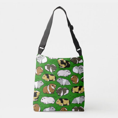 Cute guinea pig pattern crossbody bag