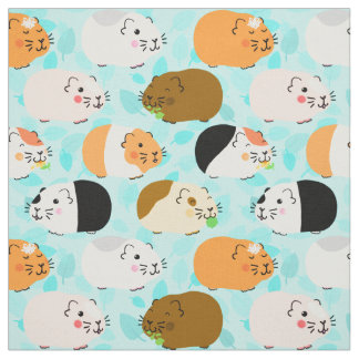 Cute Guinea Pig Pattern Fabric