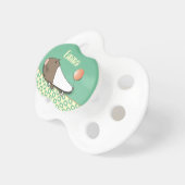 Cute Guinea Pig Personalized Baby Pacifiers (Front Right)