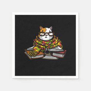 Cute Guinea Pig Read Book   Cute Pet Lover Napkins
