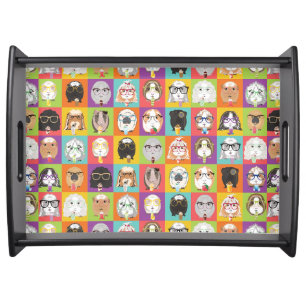 Cute Guinea Pig  Serving Tray