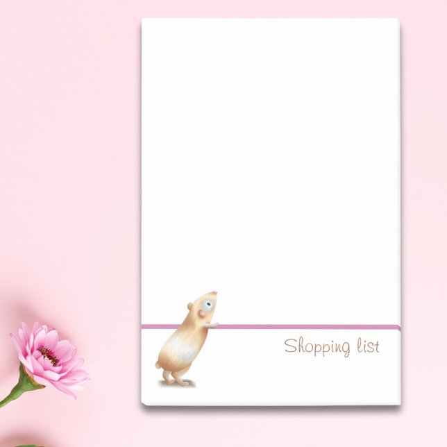 Cute Guinea Pig Shopping List Post-it Notes (Creator Uploaded)